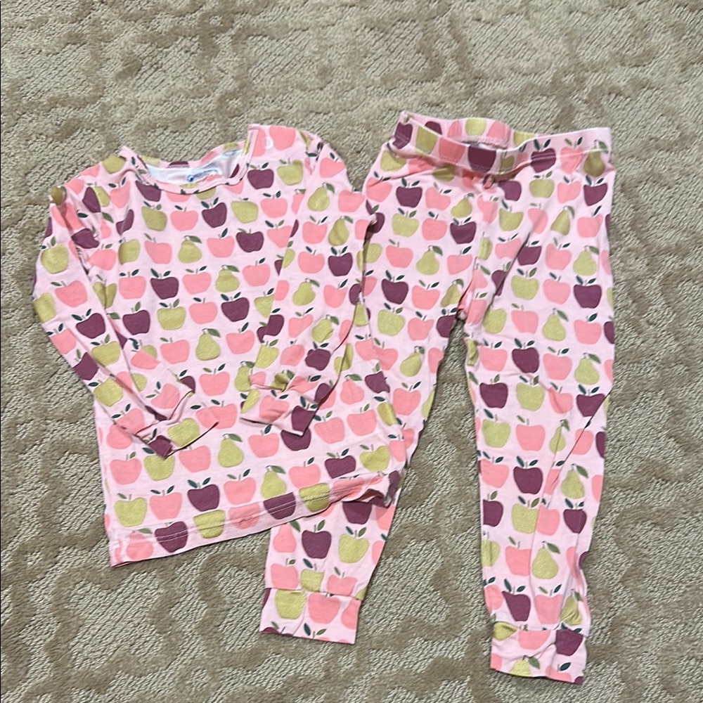 Magnetic Me Pink and Red Pajama Sets with Playful Cupcake Print